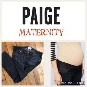 Paige Maternity jeans mid rise straight leg sz 27